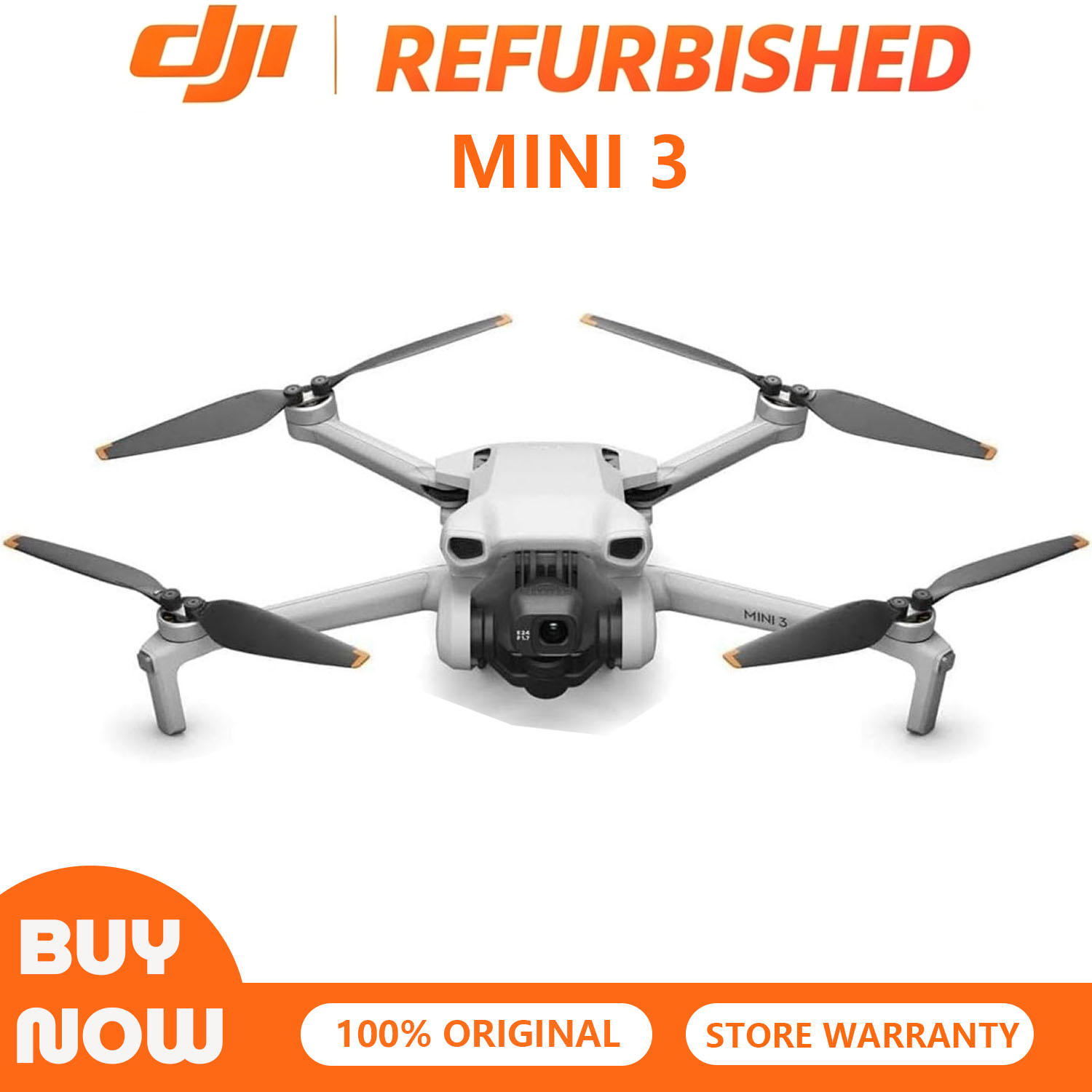 Drone Video Production - Drone DJI Mini 3 reconditionné, cardan