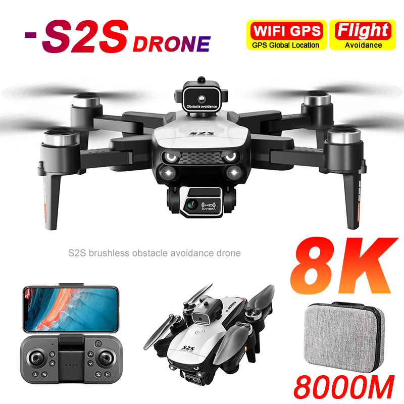 Drone Photogrammetry - Nouveau Drone S2S 8K professionnel HD