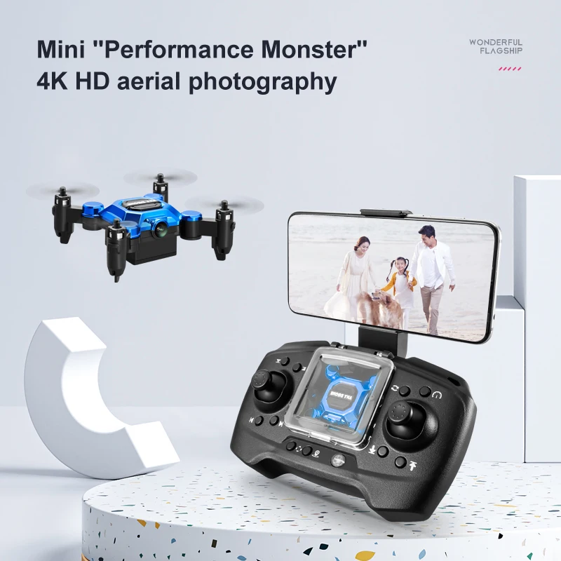 Drone Video Production - Mini drone pliable K04 pour la
