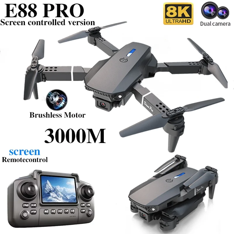 Drone professionnel E88 PRO av - Drone Photogrammetry avis et prix