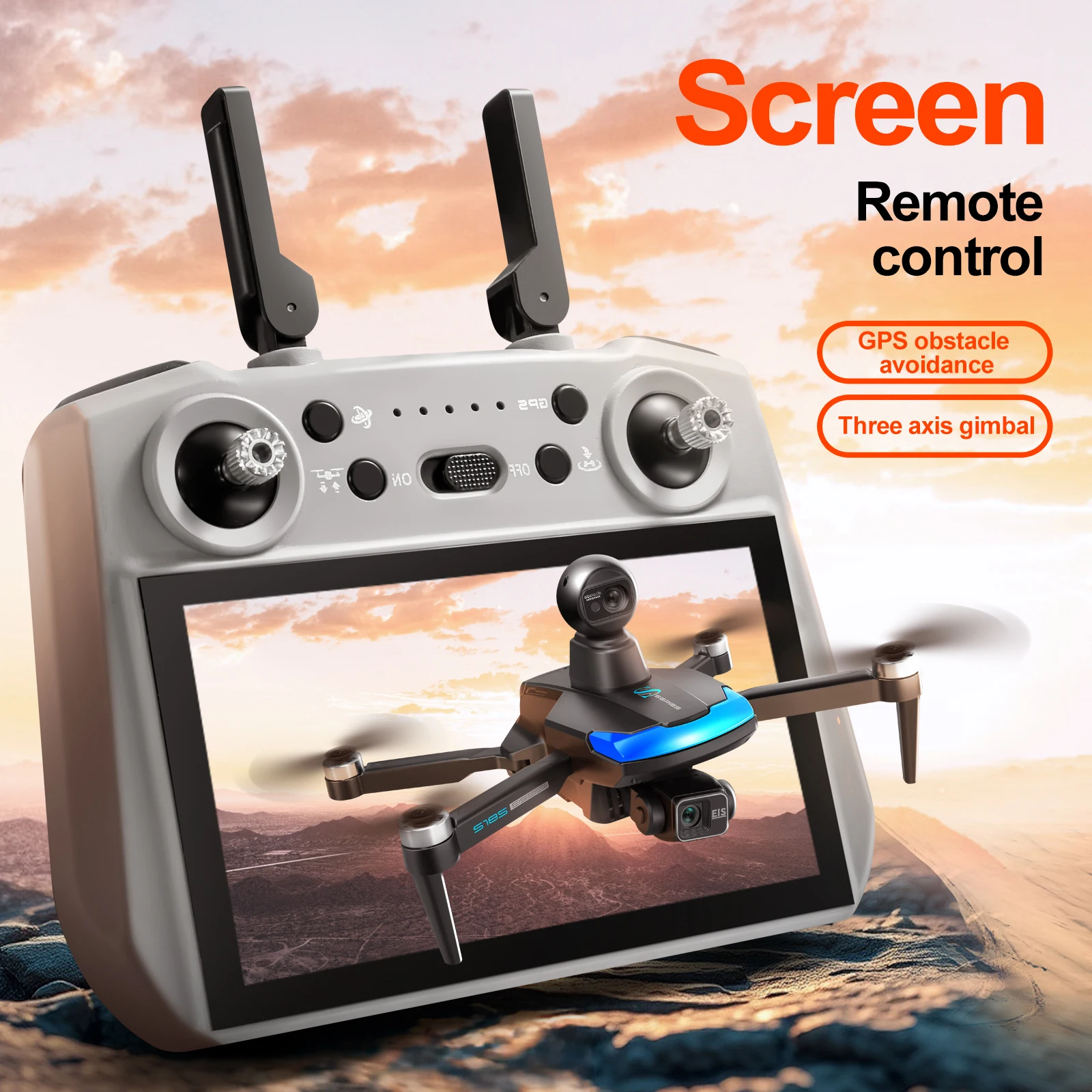 Drone professionnel S185 2.7K  - Drone Photogrammetry avis et prix